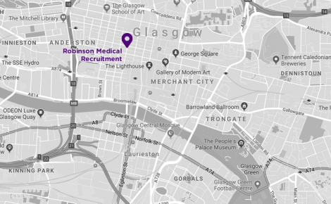 Map Glasgow